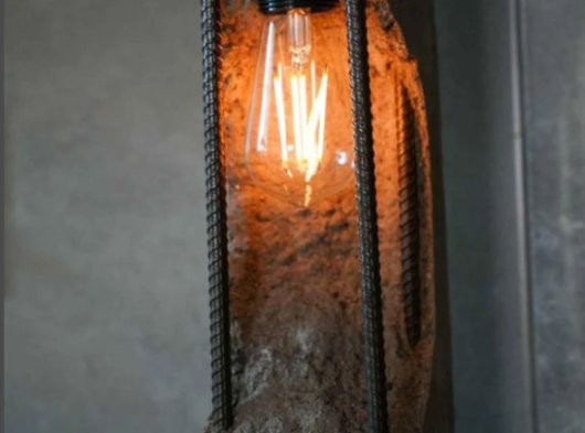 Premium Industrial Concrete Lamp Modern Home Decor Luxury Handmade Cement Lamp – Unique Artist